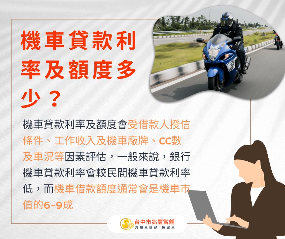 機車貸款利率及額度